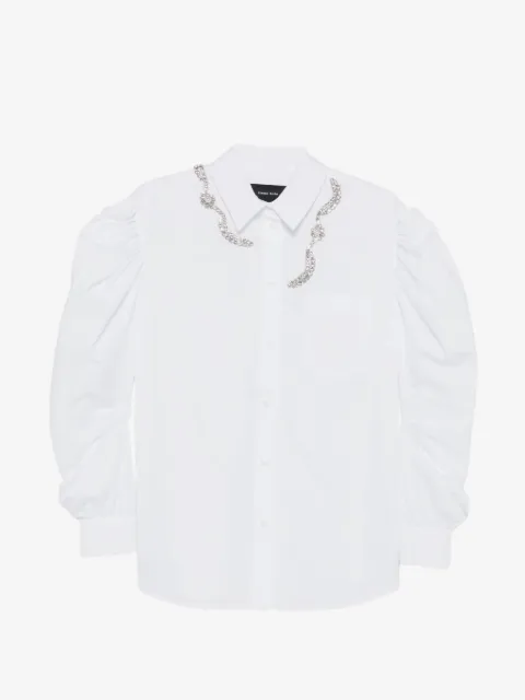 Simone Rocha 드레이프 소매 셔츠
