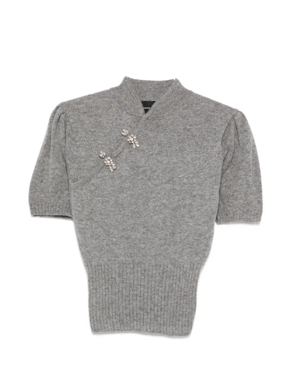Simone Rocha jewel-embellishment sweater - Grigio
