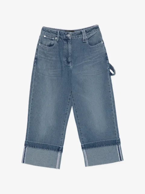 Simone Rocha strap-ebellished jeans