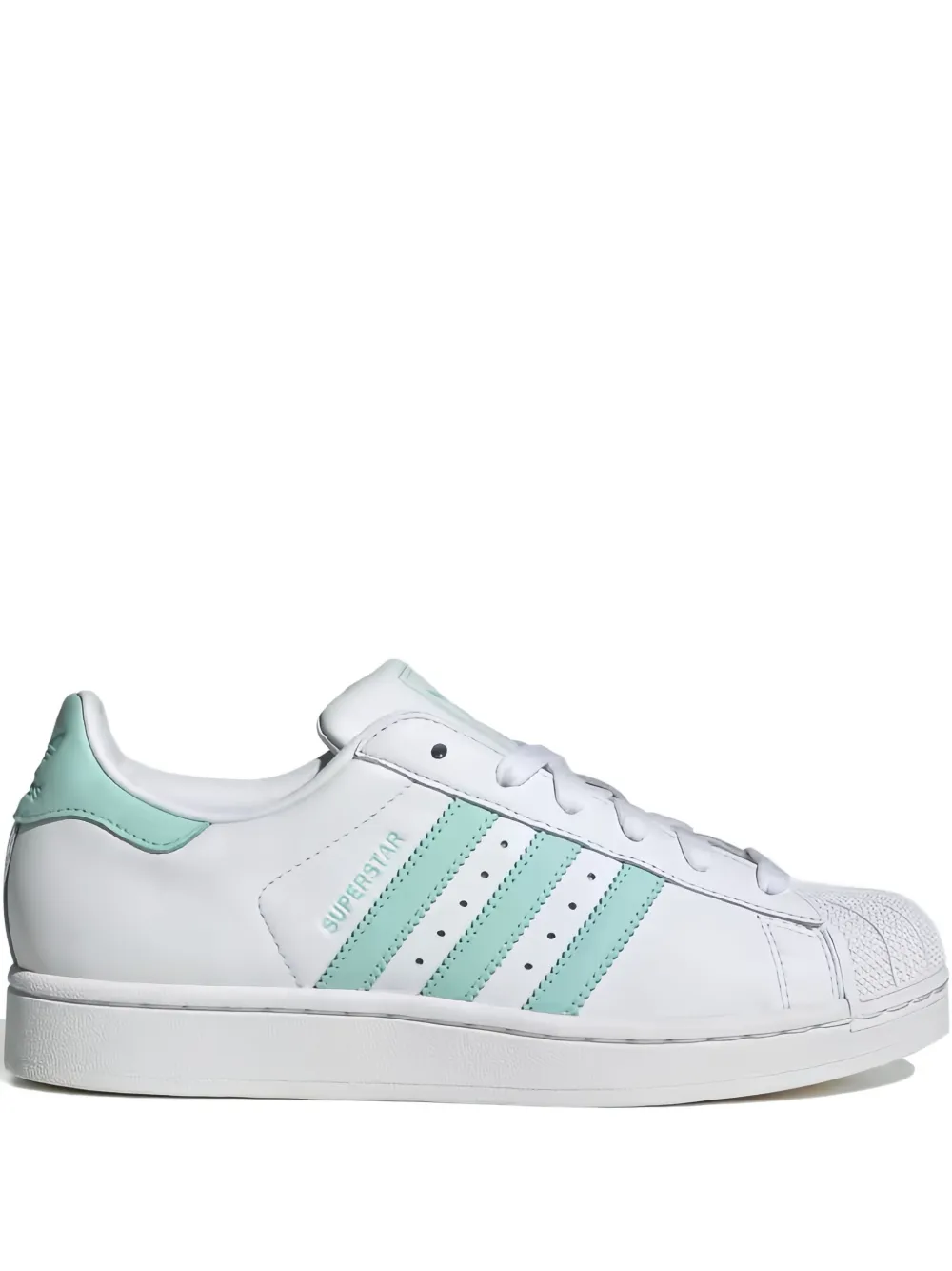 Adidas Originals Superstar Ii Striped Sneakers In White