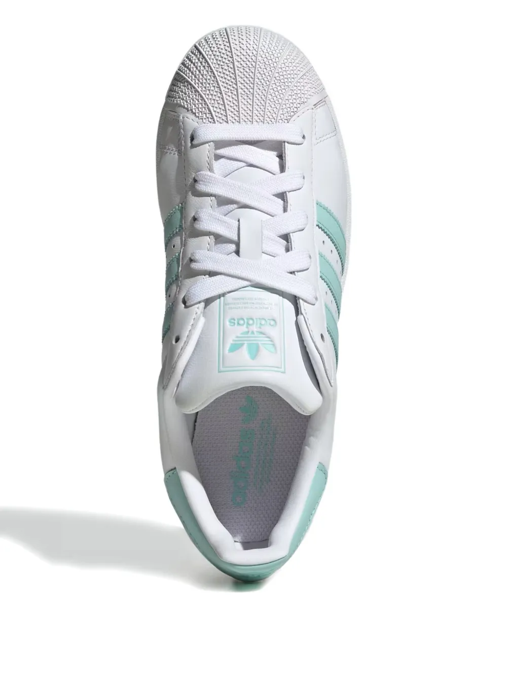 Adidas Originals Superstar Ii Striped Sneakers In White