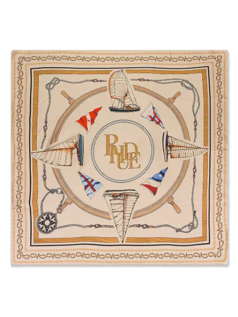 RHUDE printed scarf
