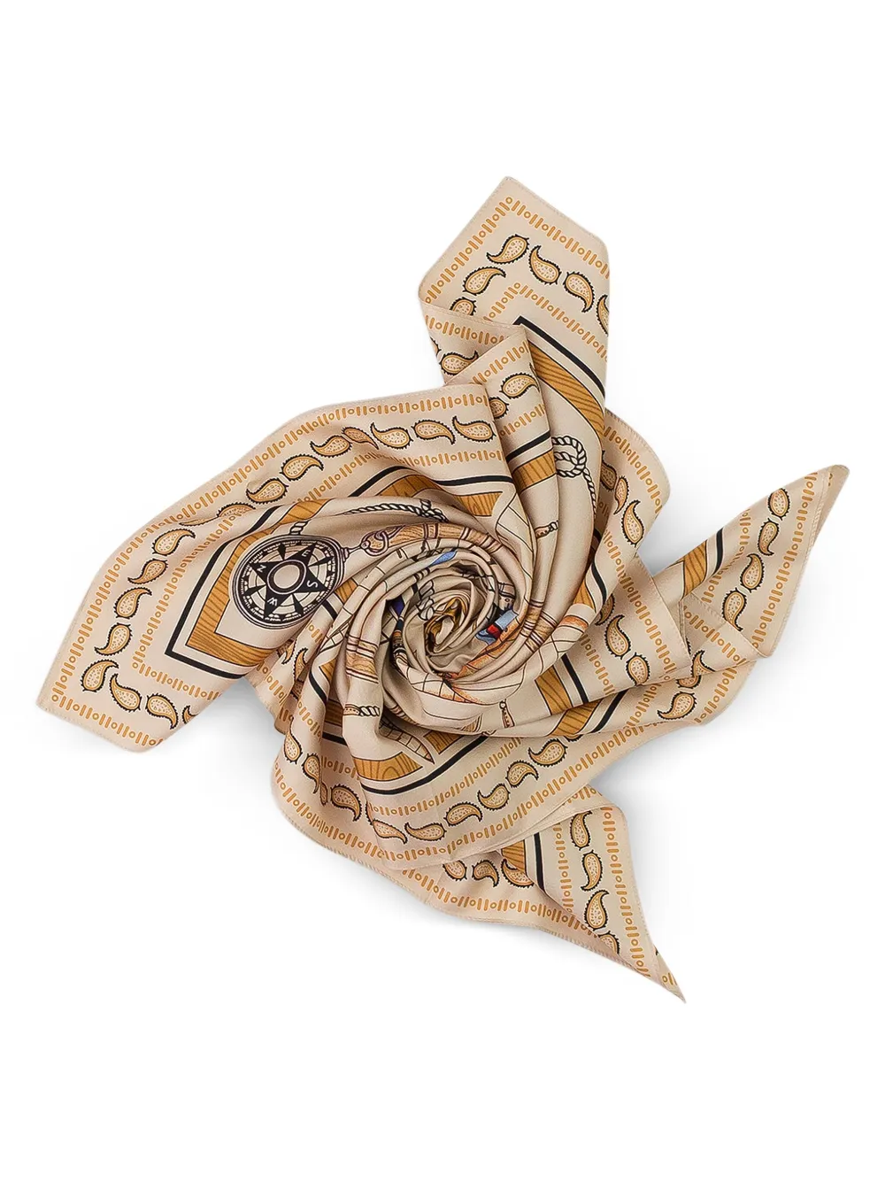 RHUDE printed scarf - Beige