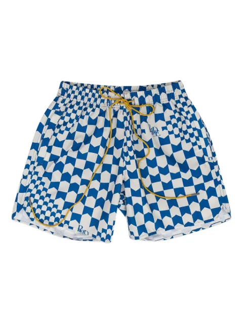 RHUDE chevron swim shorts