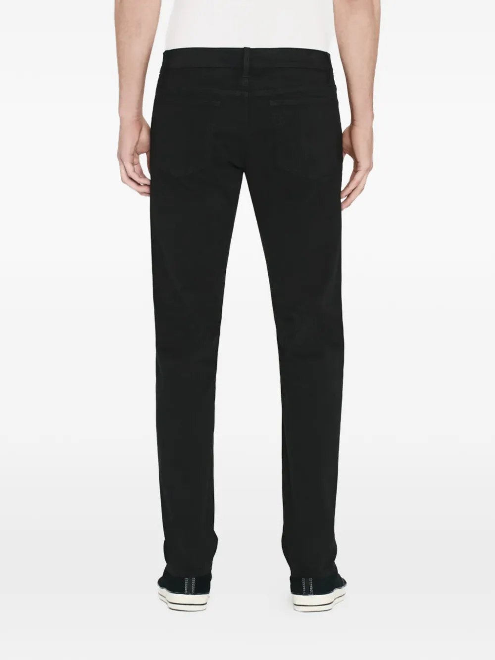 FRAME Slim-fit jeans Zwart