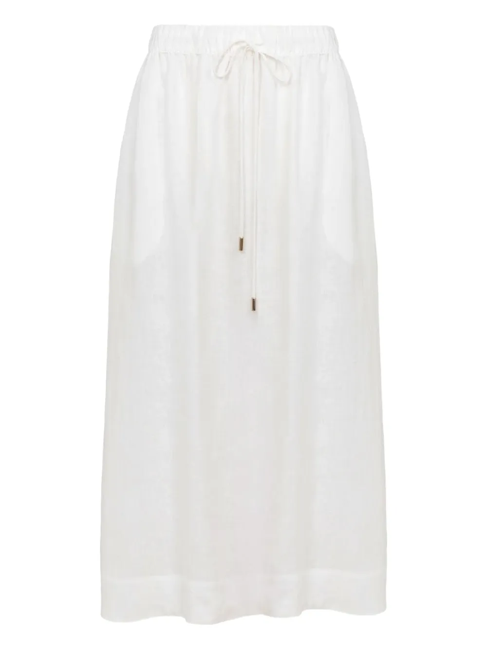 Lenny Niemeyer Gonna midi con coulisse - Bianco