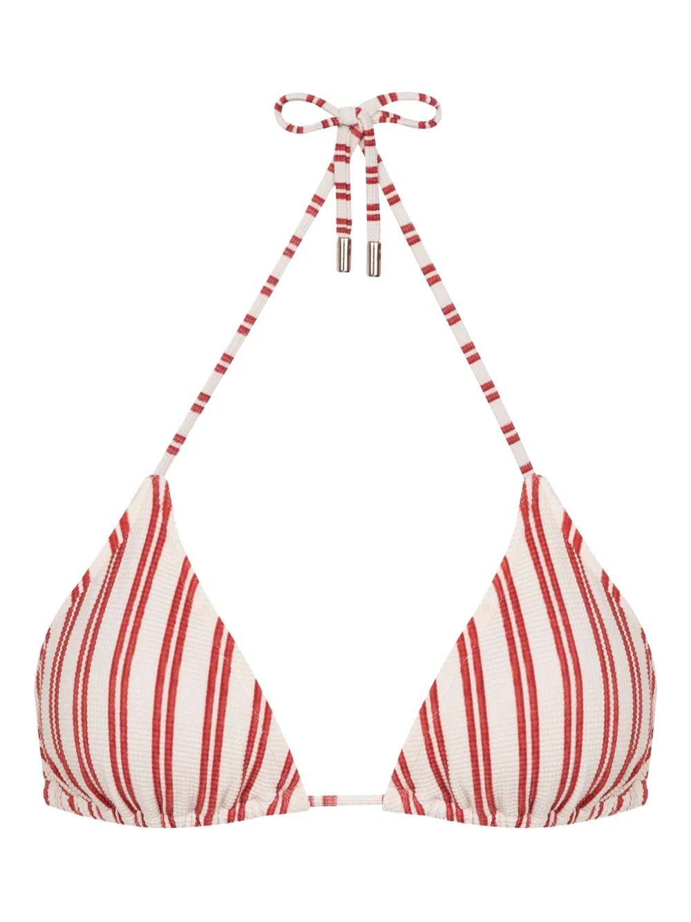 Lenny Niemeyer Gestreiftes Bikinioberteil - Weiß