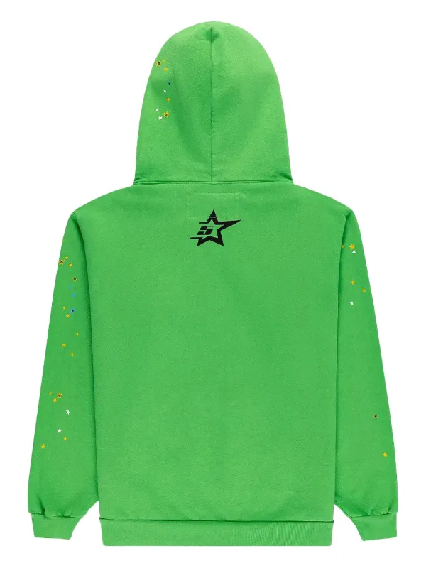 SP5DER Punk V2 Hoodie | Green | FARFETCH