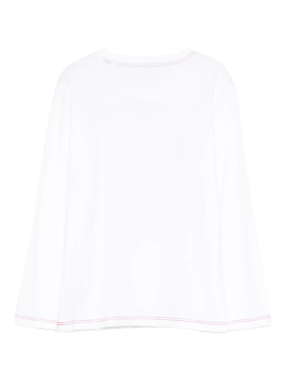 guess kids T-shirt met lange mouwen en print Wit