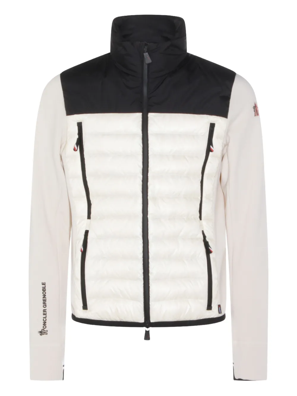 Moncler Grenoble Polartec zip-up padded jacket | Neutrals | Image 1