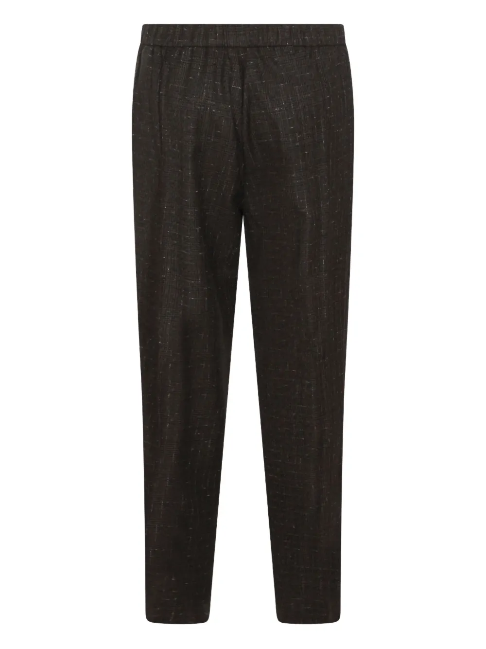 Fabiana Filippi Elastische geruite broek Grijs