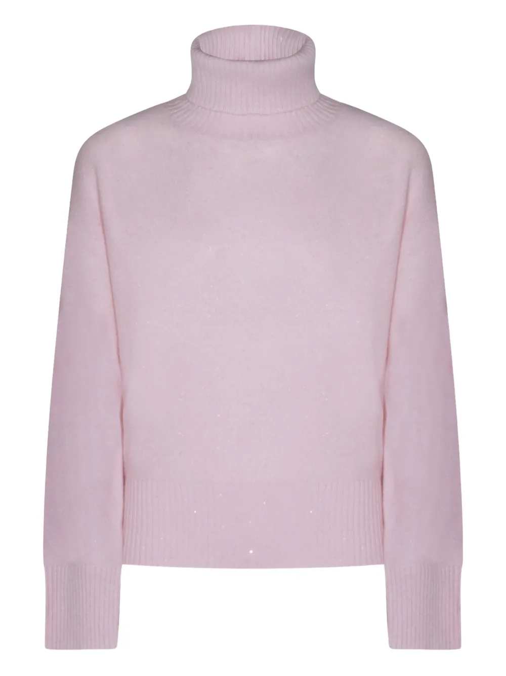Fabiana Filippi sequin-embellished turtleneck sweater - Rosa