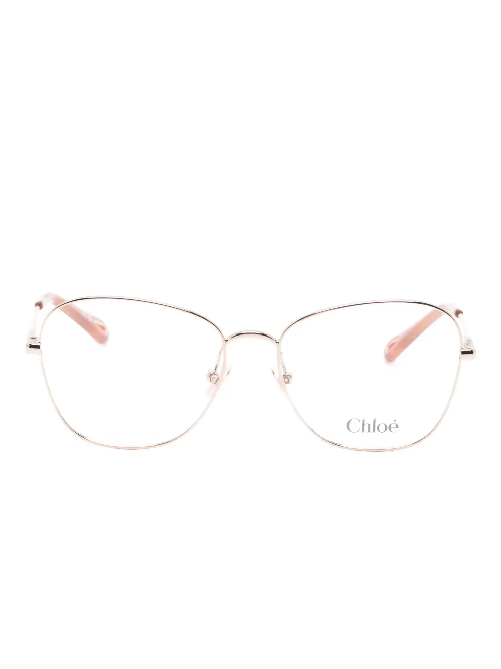Chloé Eyewear oval-frame glasses | Gold | Image 1