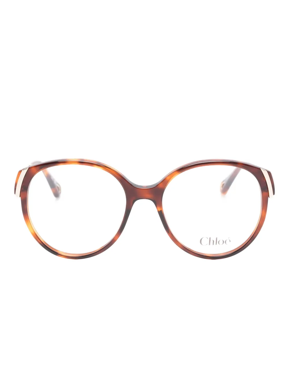 Chloé Eyewear round-frame glasses | Brown | Image 1