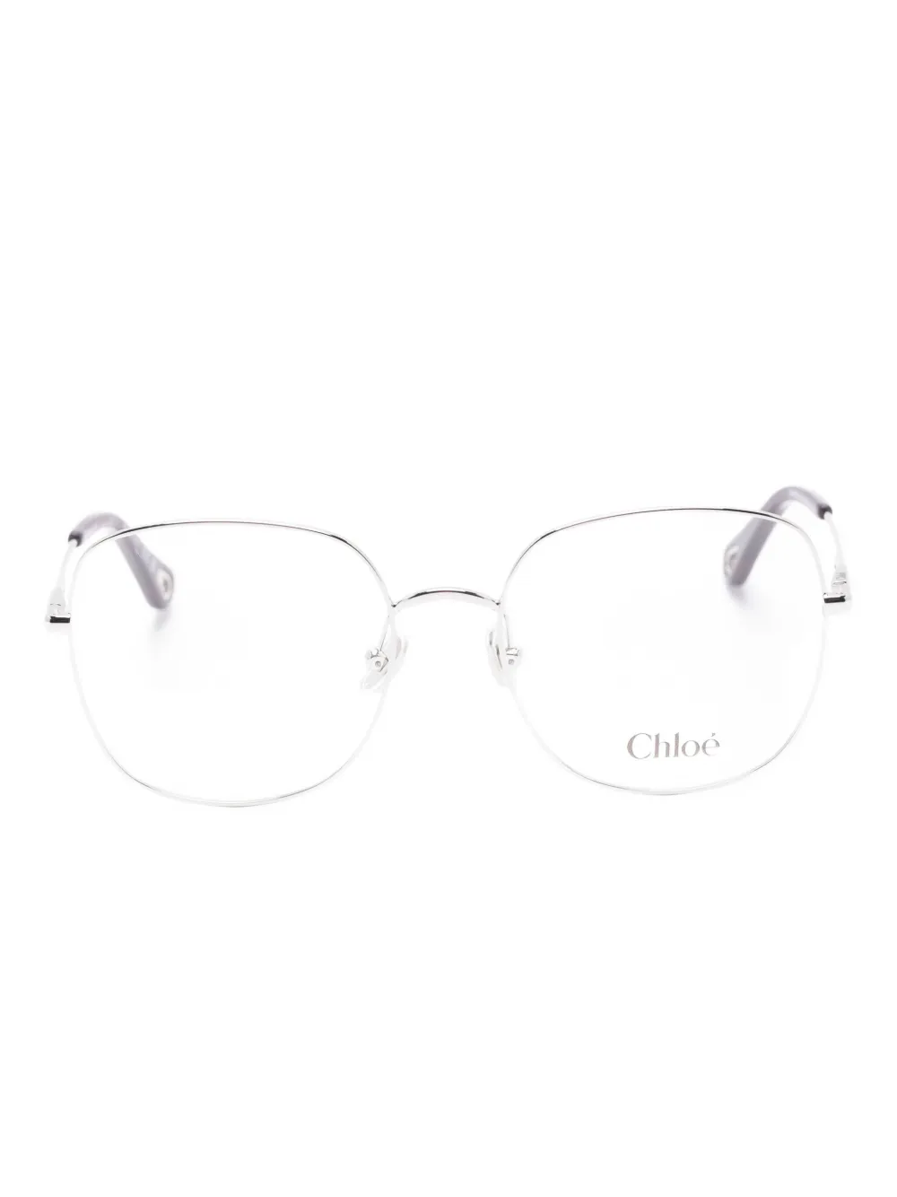 Chloé Eyewear square-frame glasses | Silver | Image 1