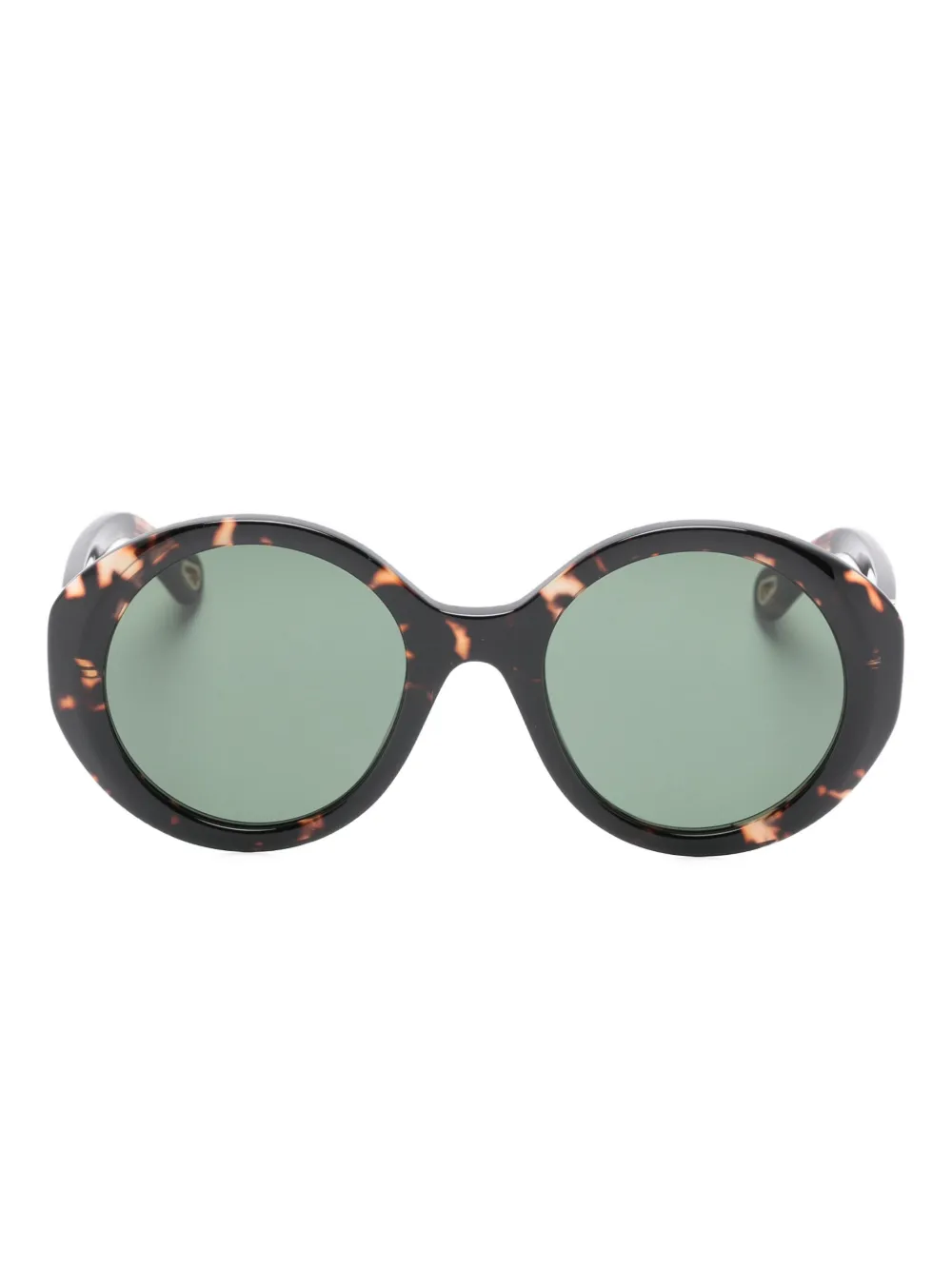 Chloé Eyewear oval-frame sunglasses | Brown | Image 1