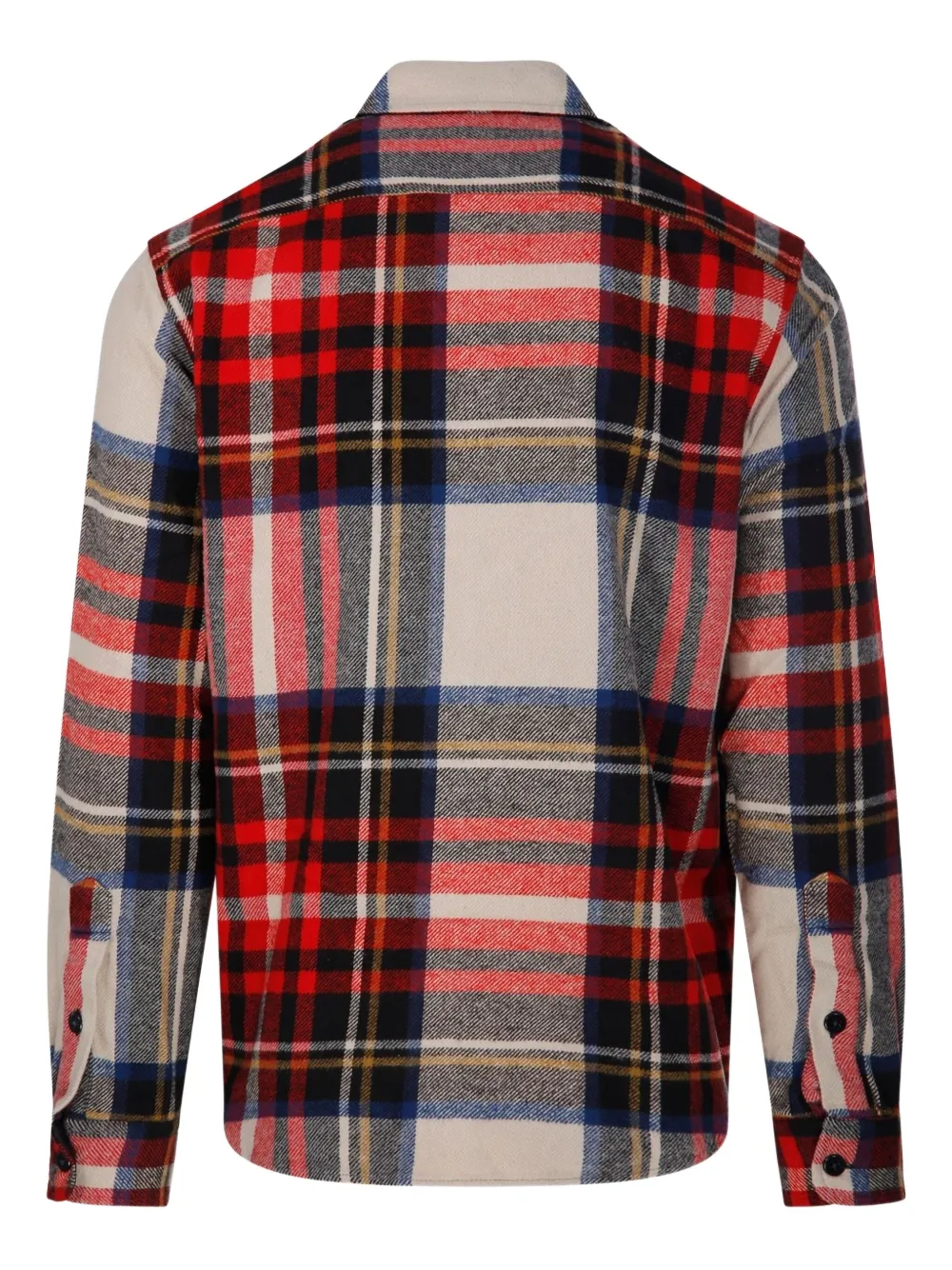 Ralph Lauren Collection plaid-pattern chest-pocket shirt - Rood