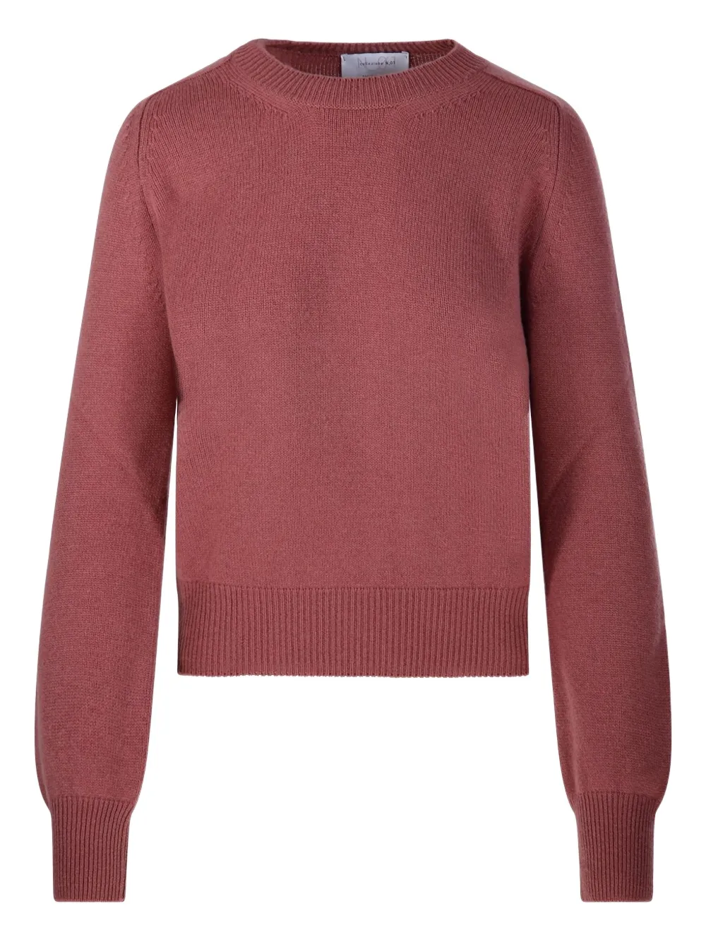 Daniele Fiesoli long-sleeve crew-neck sweater - Rosso