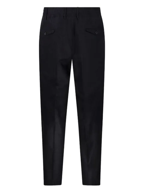 Santaniello pantalon de tailleur à plis marqués