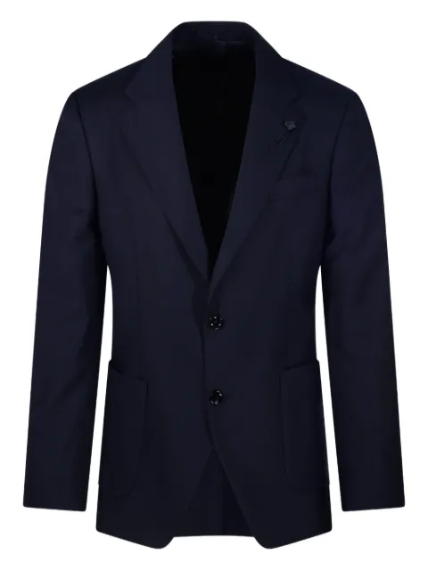 Lardini notched-lapel single-breasted blazer