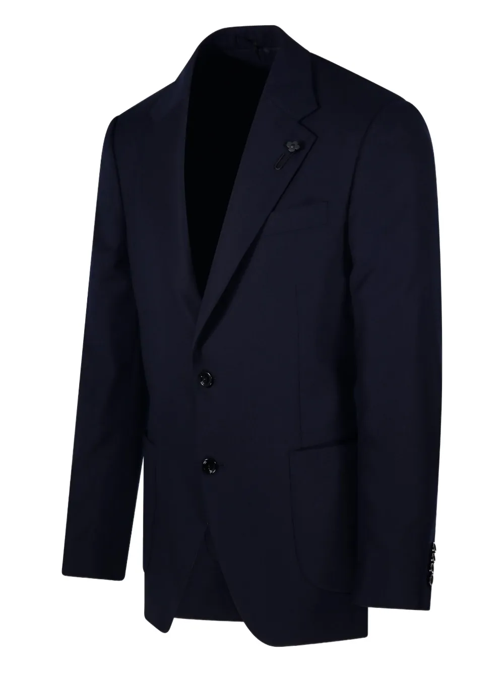 Lardini Blazer met enkele rij knopen Blauw