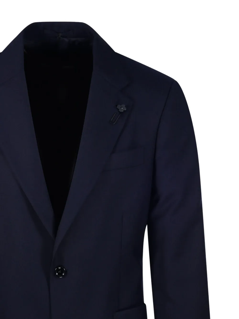 Lardini Blazer met enkele rij knopen Blauw