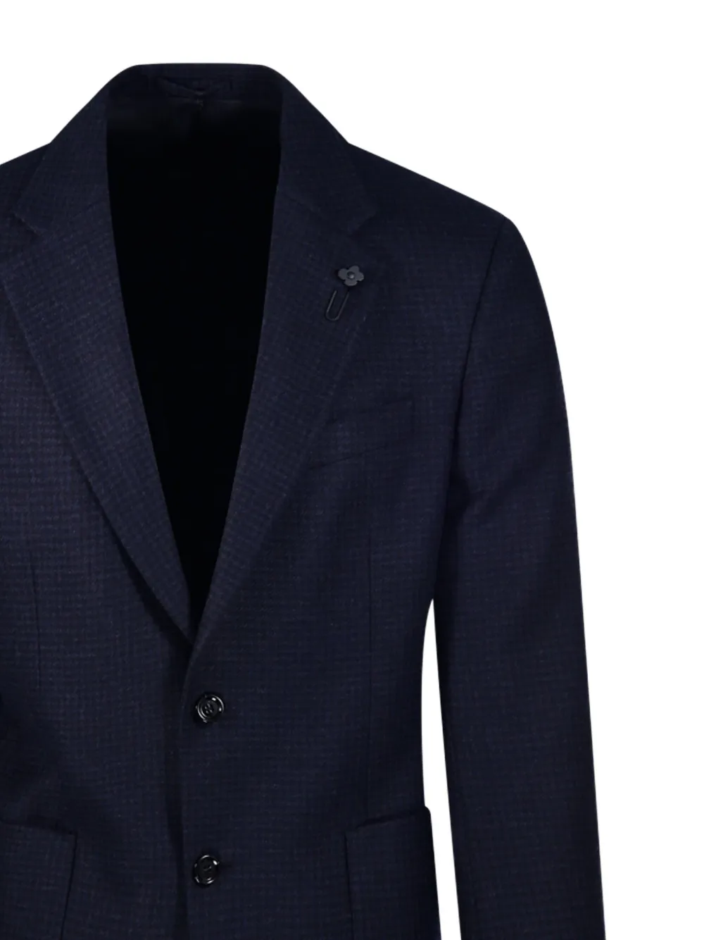 Lardini Blazer met enkele rij knopen Blauw