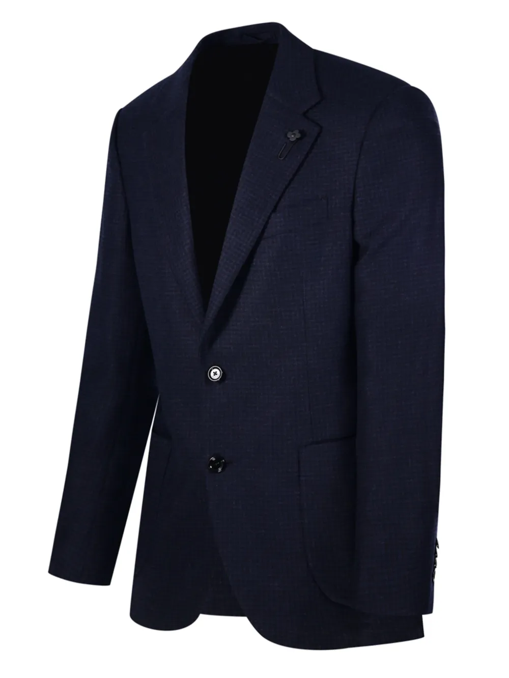 Lardini Blazer met enkele rij knopen Blauw