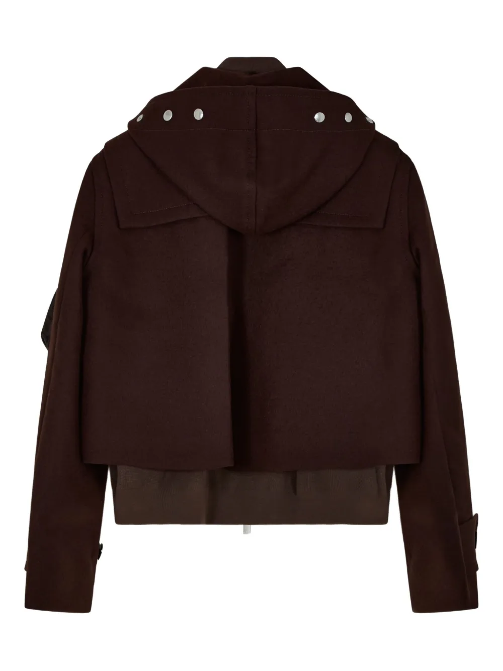 sacai chamarra con capucha y cierre de trenca | Chamarras oversize | Image 2