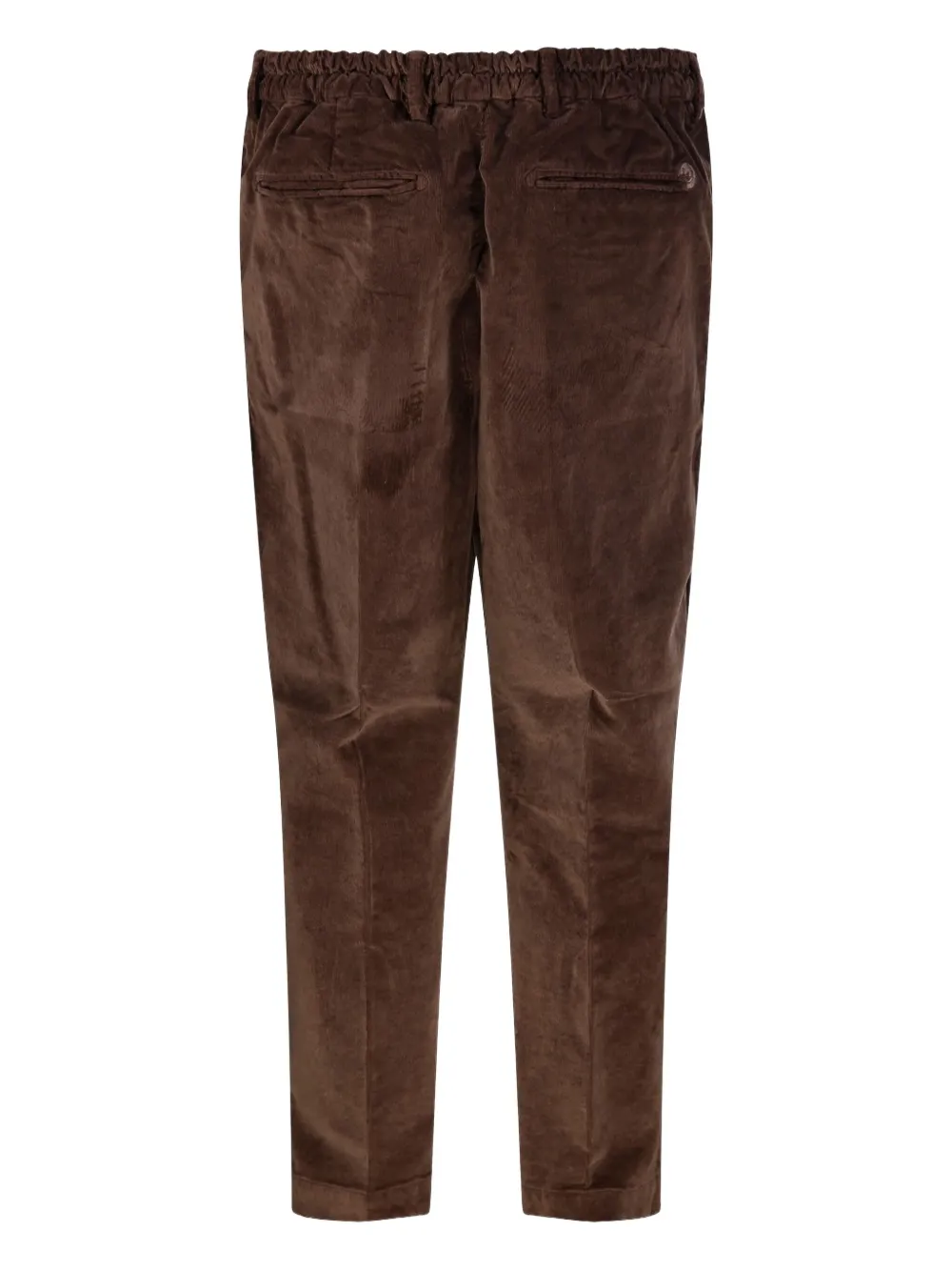 Entre Amis pleated-front corduroy trousers - Bruin