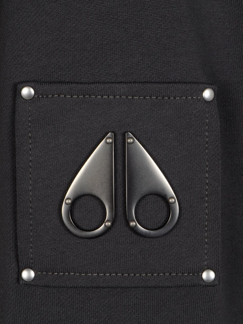 Moose Knuckles Logo-patch Sweatshirt In Blue