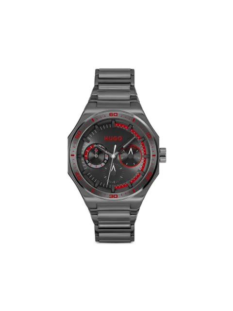 HUGO Relógio de 44mm em aço inoxidável