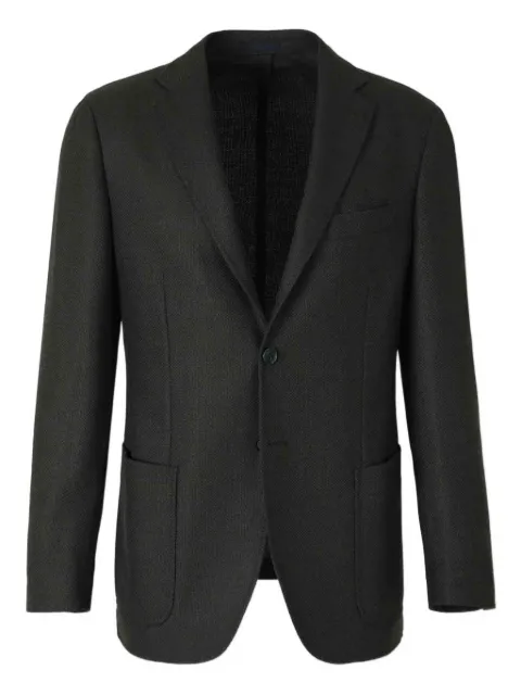 Scabal lapel button straight cut blazer