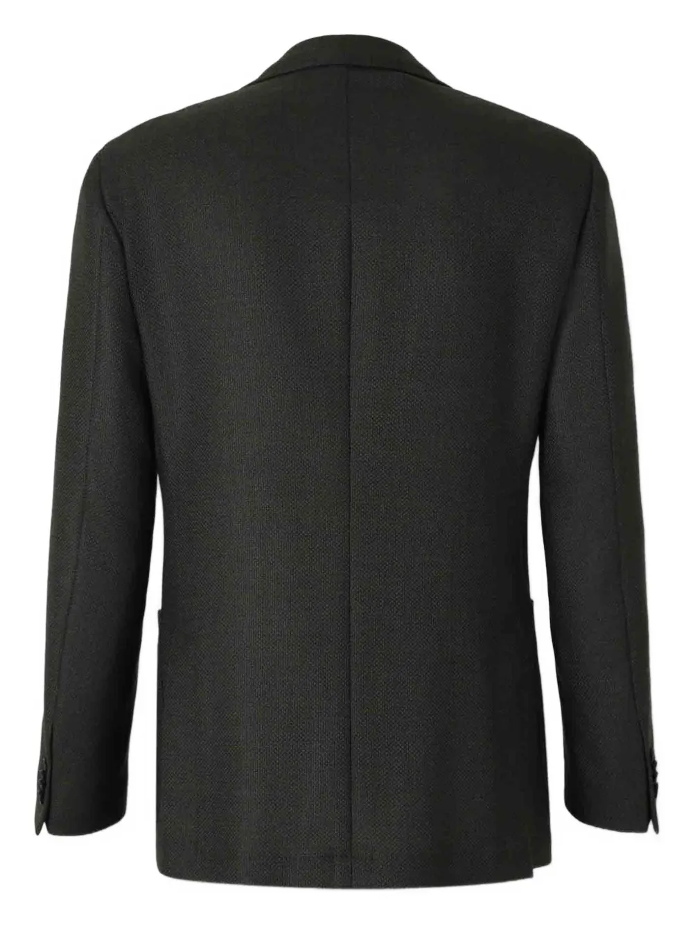 Scabal® Lapel Button Straight Cut Blazer In Gray