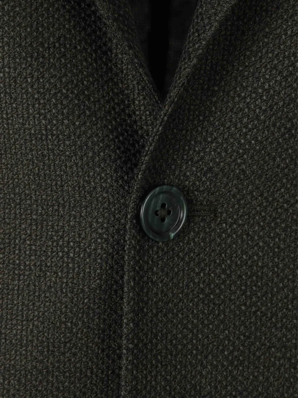 Scabal® Lapel Button Straight Cut Blazer In Gray