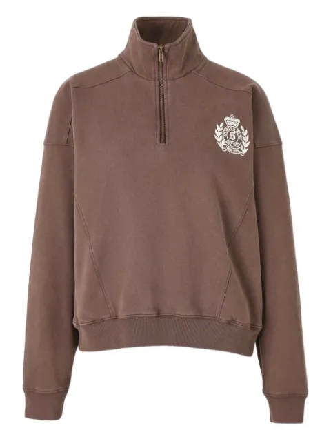 Sporty & Rich logo-embroidered sweatshirt
