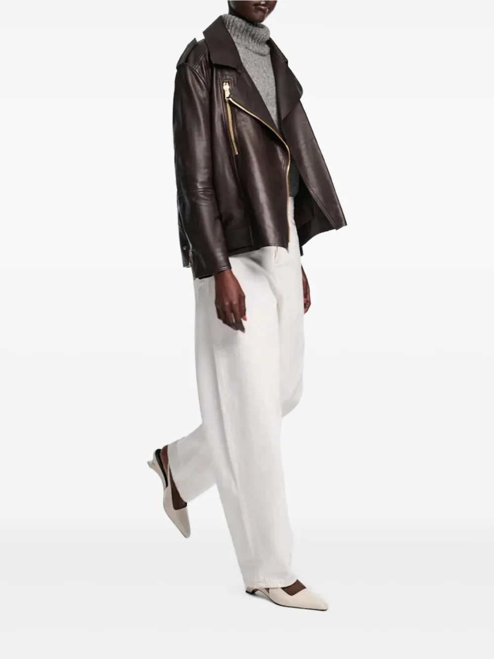 Dorothee Schumacher Sleek Statement zip-up jacket | Biker Jackets | Image 2