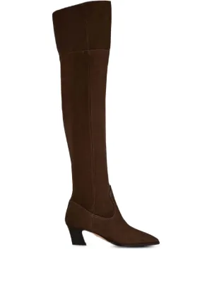 Rick Owens 70mm Wader Bogun over-the-knee Boots | Brown | FARFETCH RO