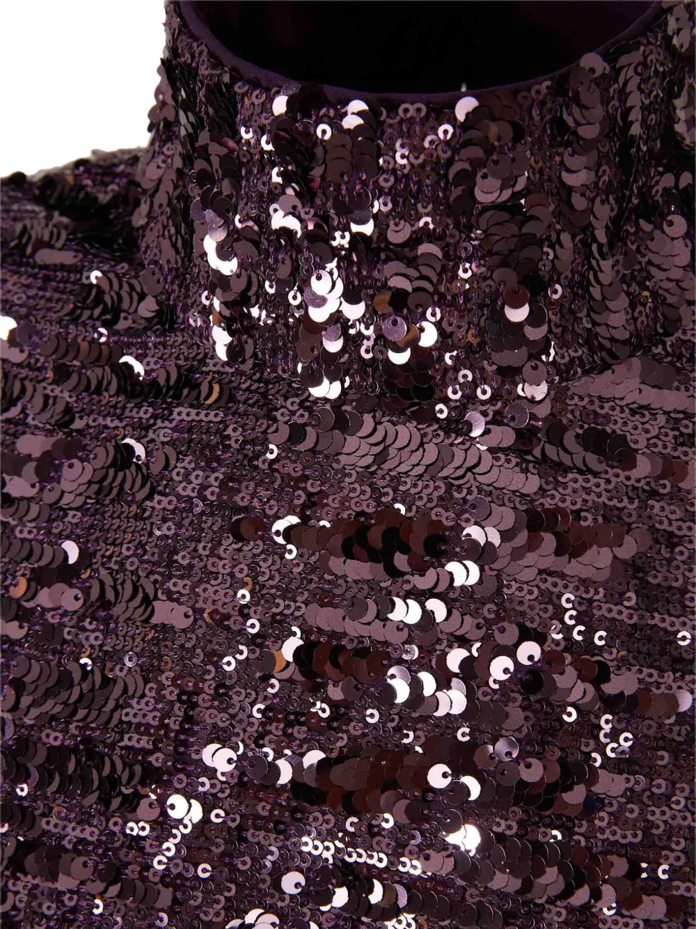 Rabanne Top met pailletten en lange mouwen Paars