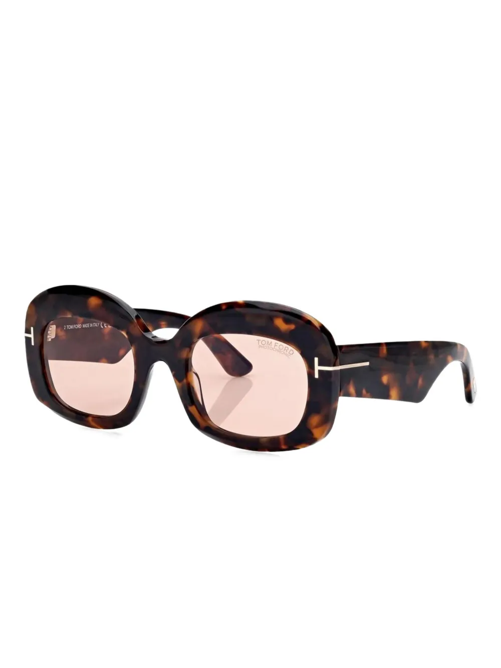 TOM FORD Eyewear Carmen oval-frame sunglasses - Bruin