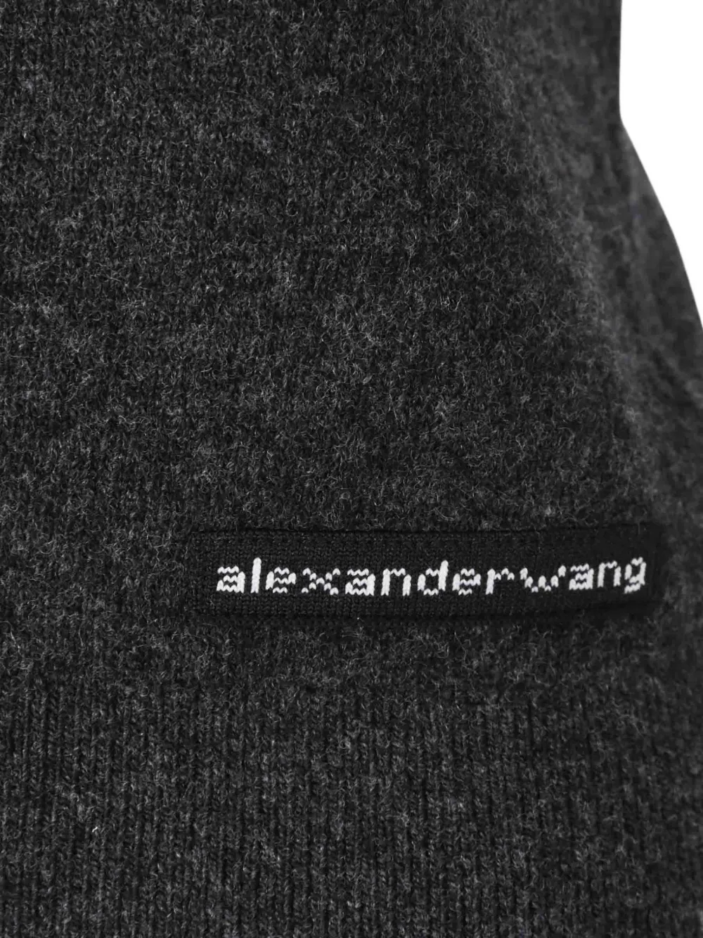 Alexander Wang Round Neck Short-sleeve T-shirt In Black