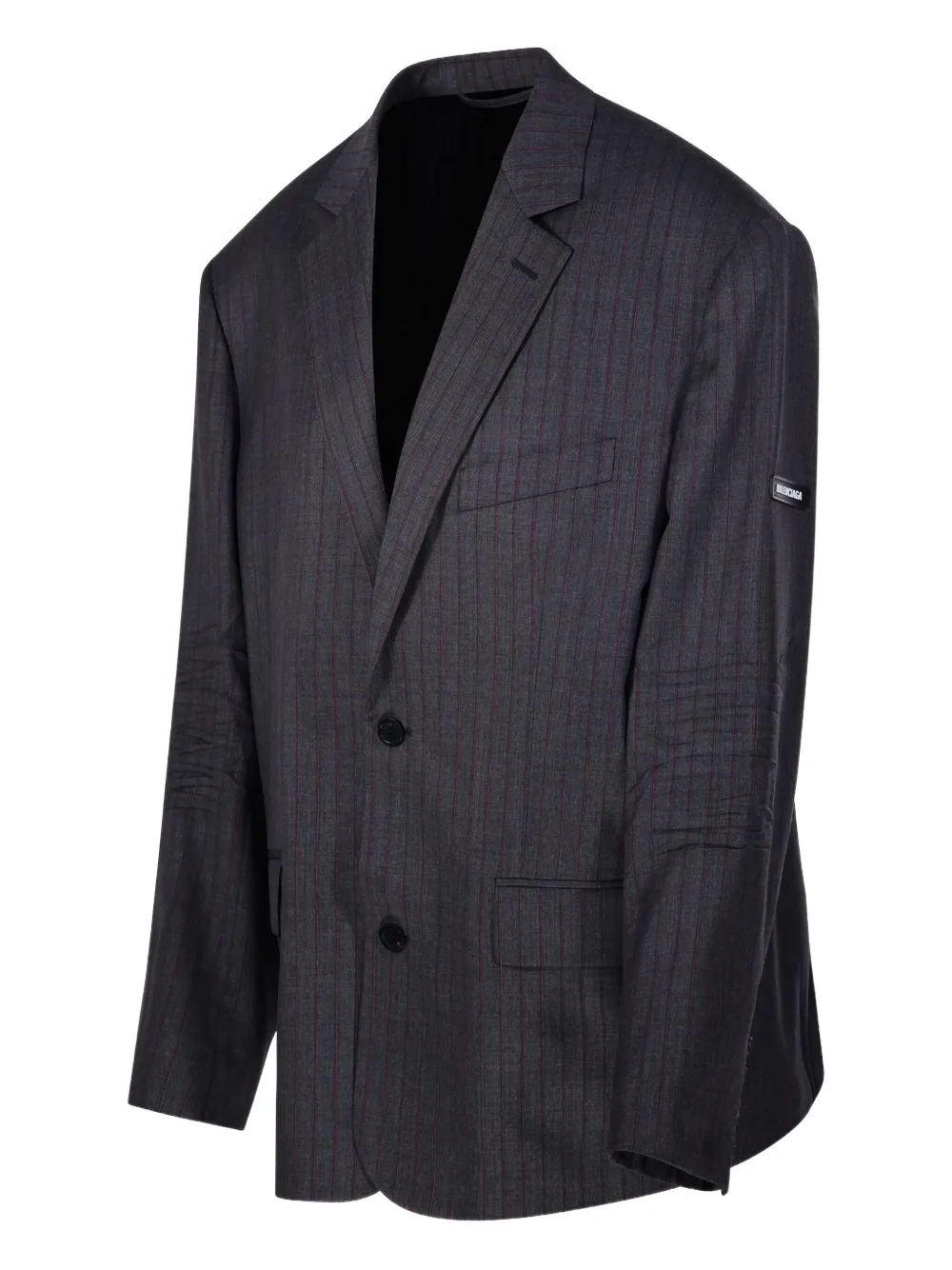 Balenciaga Jack met krijtstreep Grijs