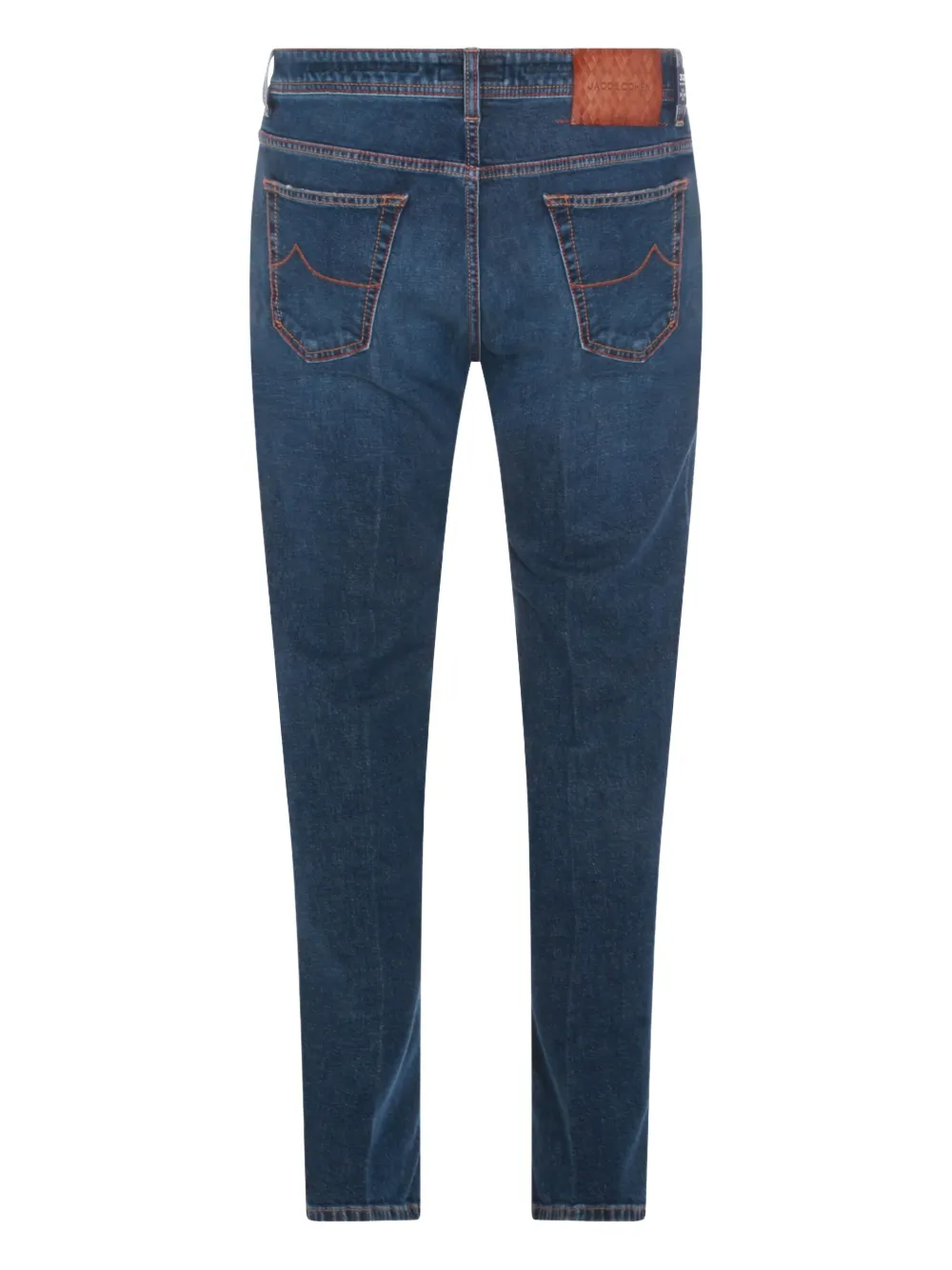 Jacob Cohën Jeans met logopatch Blauw