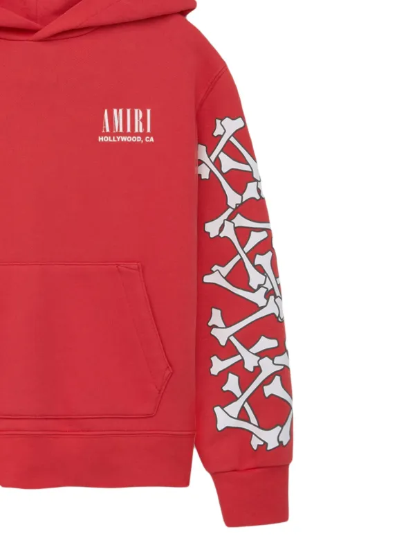 AMIRI KIDS Bones Hoodie | Red | FARFETCH