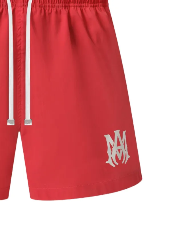 AMIRI Ma Core Logo Swim Trunk | Red | FARFETCH