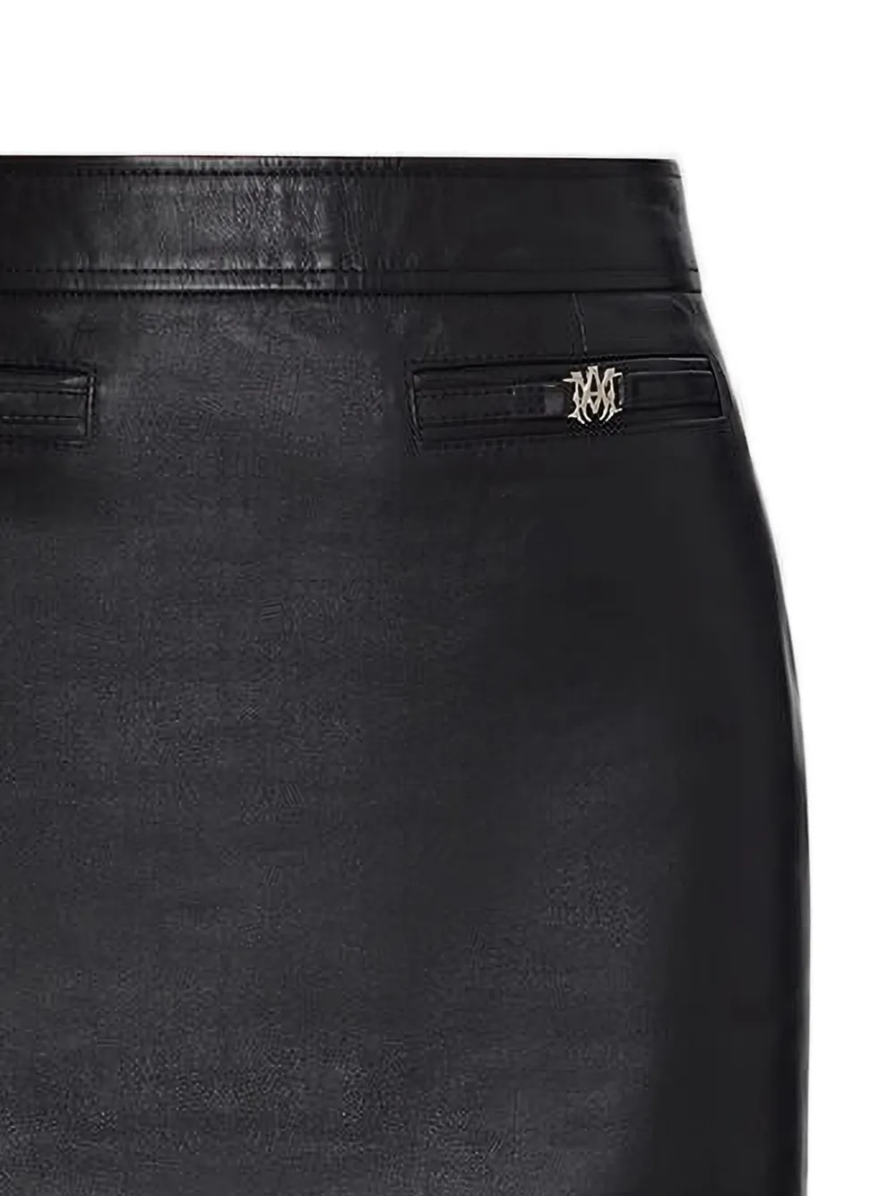 AMIRI Mini-rok met logo Zwart