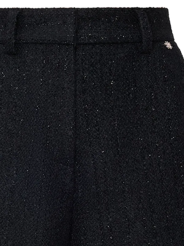 Amiri Glitter-detail Shorts in Black