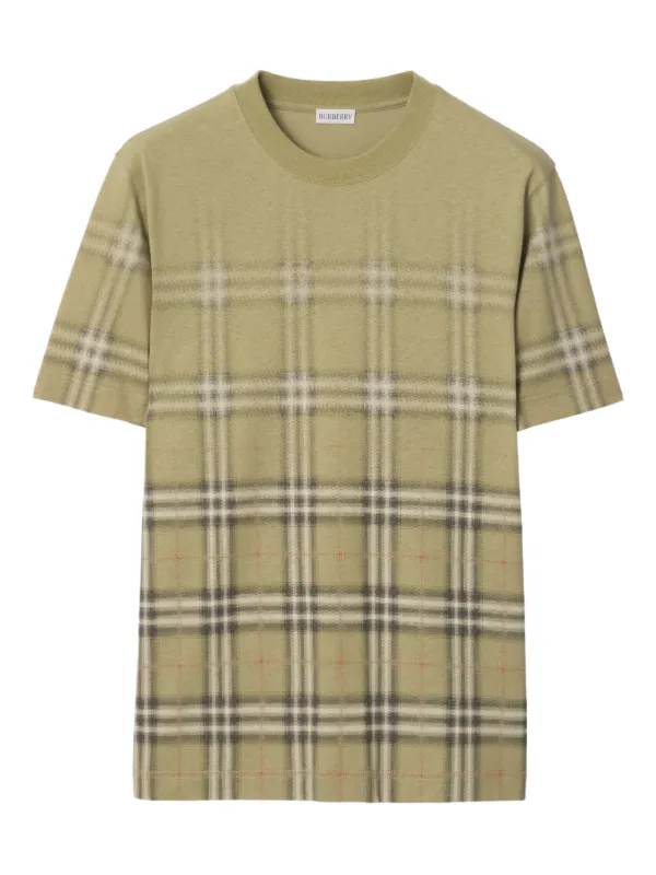 BURBERRY チェック柄袖 Tシャツ 6Y 32550459_62907794_600.jpg