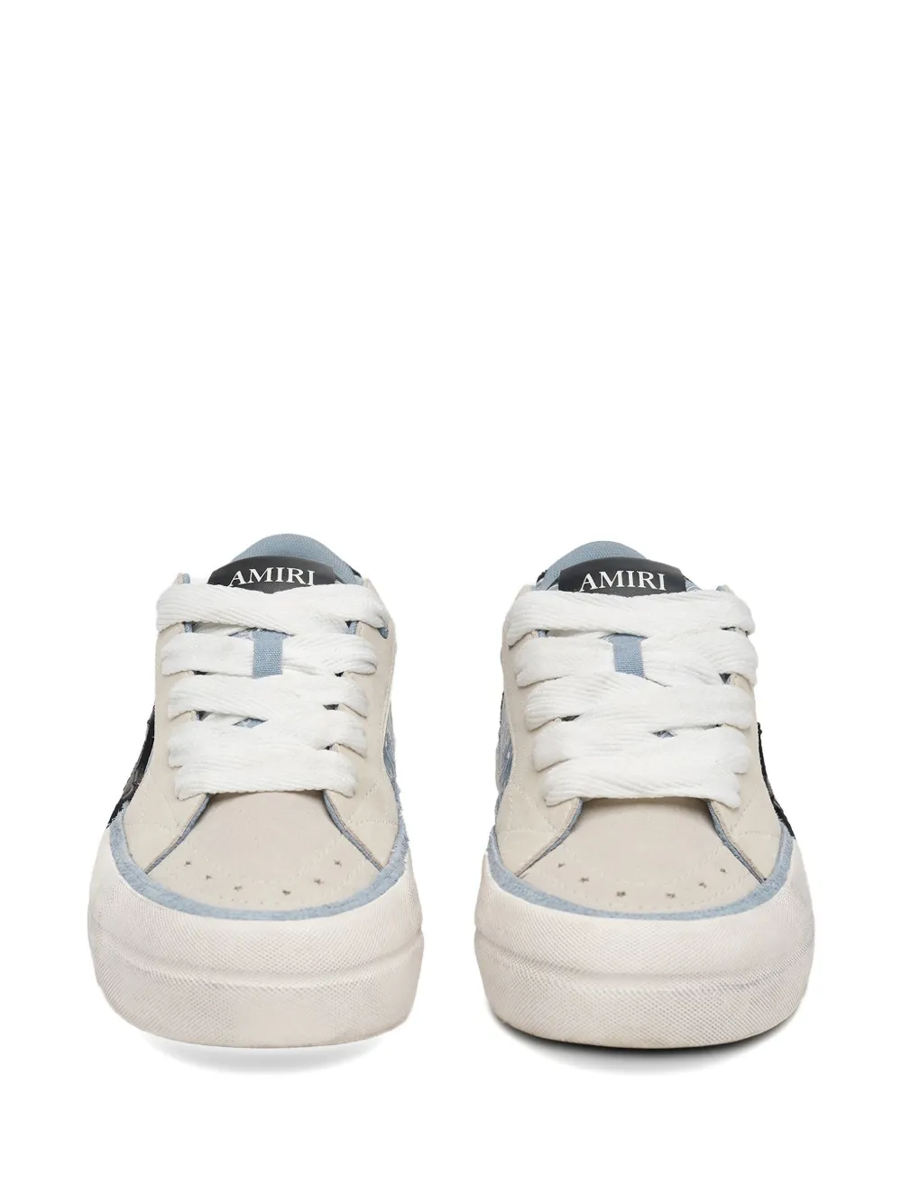 Amiri Bandana Star Skate Trainers In White