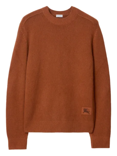 Burberry Kaschmirpullover mit Ellenbogen-Patch